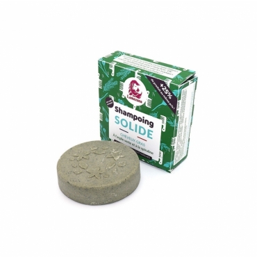 Sampon solid pentru par gras cu argila verde si spirulina, Lamazuna, 70 ml