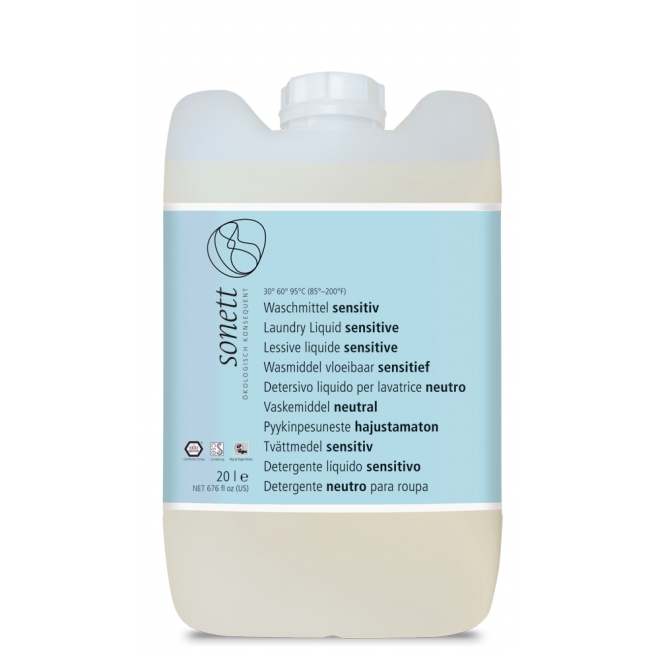 Detergent ecologic pt. rufe albe si colorate, neutru 20L, Sonett