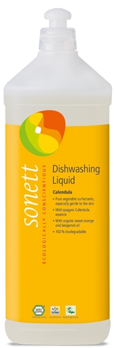 Detergent ecologic pt. spalat vase - galbenele, Sonett 1L